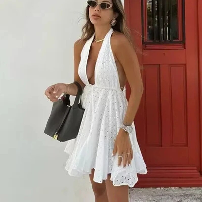 Sexy Short Dresses Sleeveless Mini Dress - Image 4