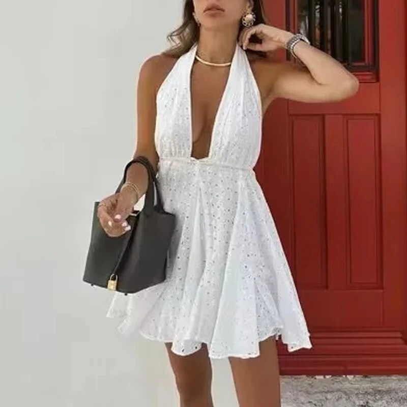 Sexy Short Dresses Sleeveless Mini Dress
