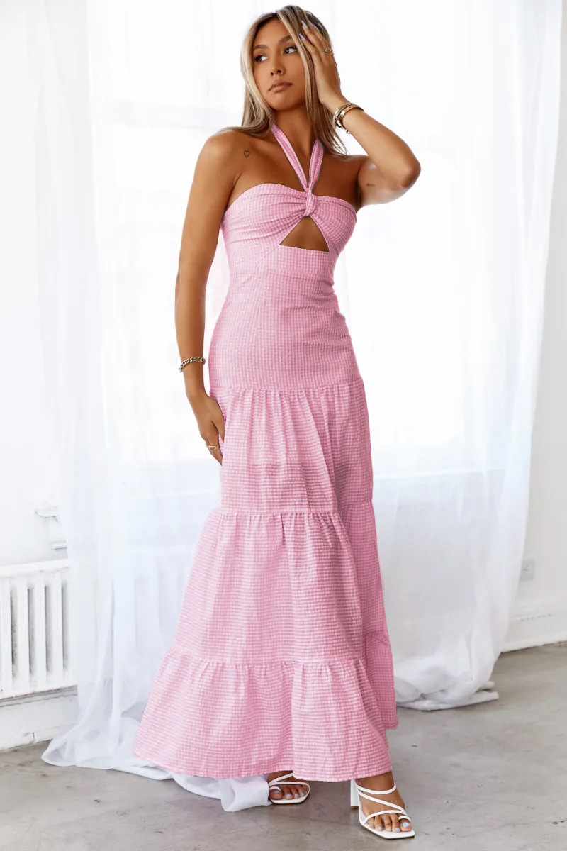 Women's Office Wear Sleeveless Spicy Girl Long Strap Dress - Image 3