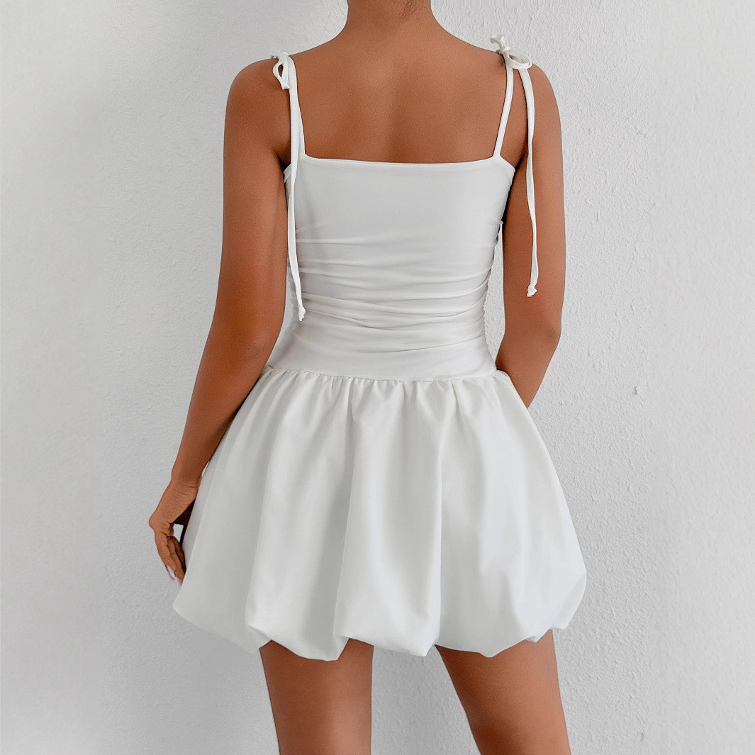 Sexy Fitted Strapless Crop Top Short Dress - Image 4