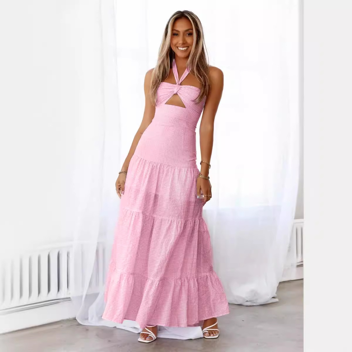 Women's Office Wear Sleeveless Spicy Girl Long Strap Dress - Image 2