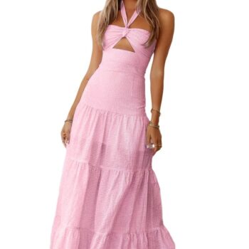 Women's Office Wear Sleeveless Spicy Girl Long Strap Dress